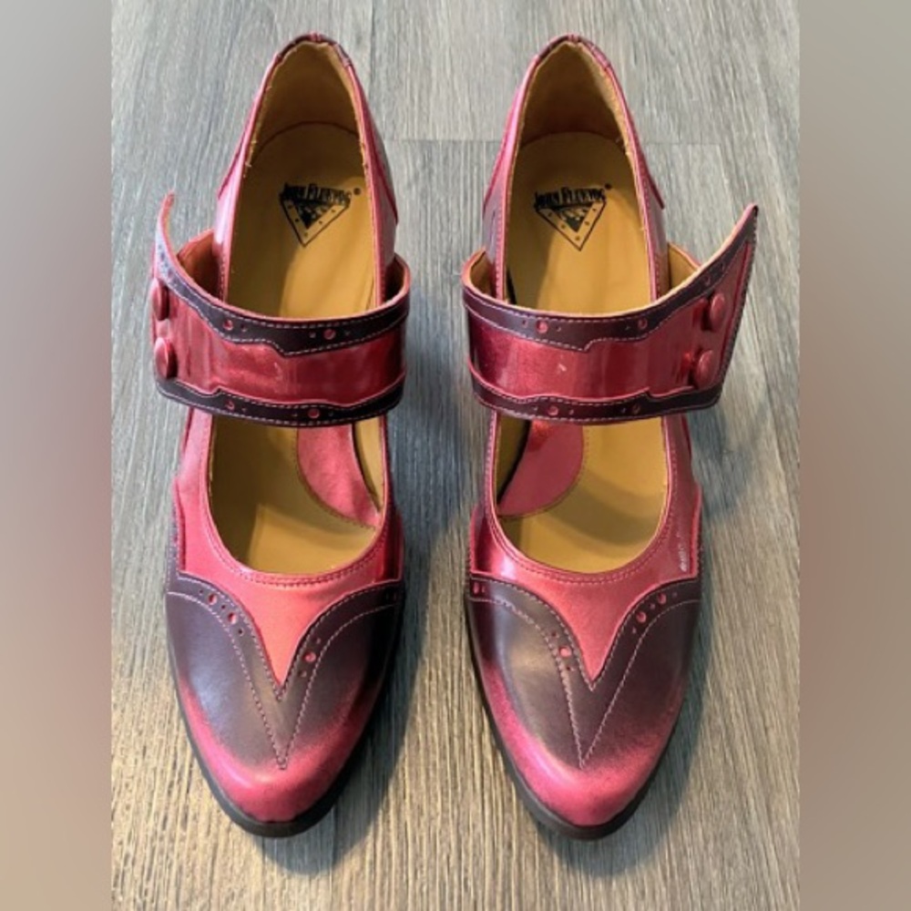 John Fluevog Dorothea Heels Women’s size 8.5 - Picture 4 of 8